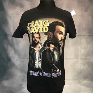 Craig David small concert tour shirt